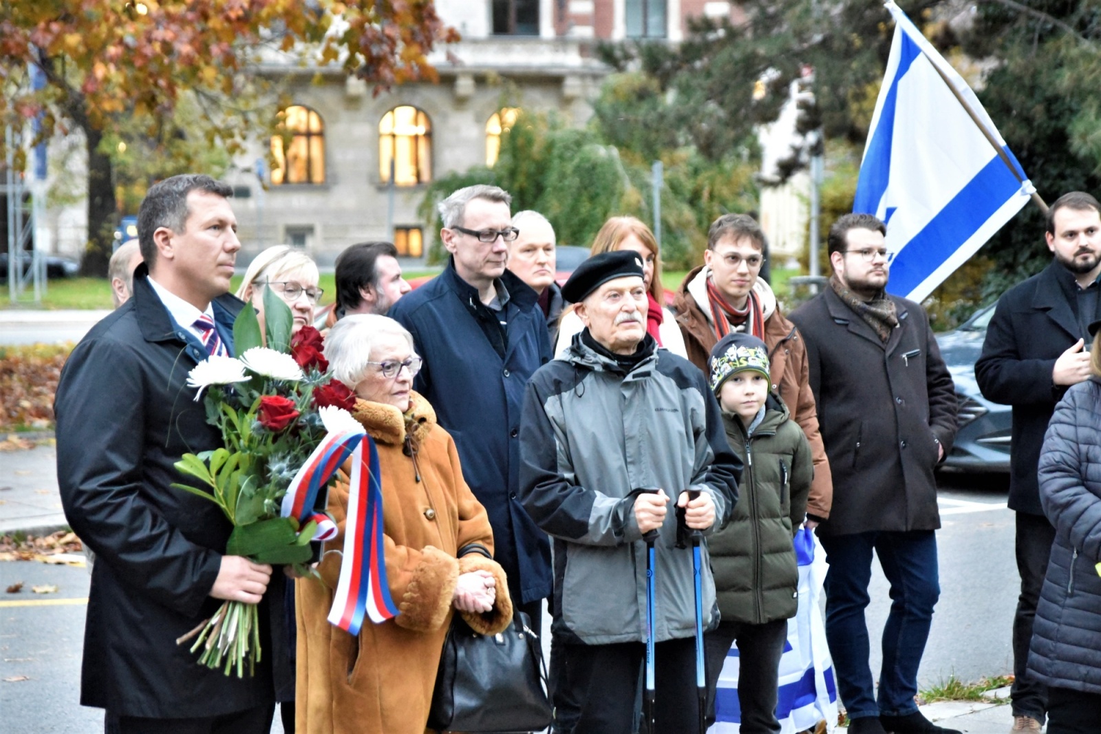 Pietní akt k 85. výročí křišťálové noci